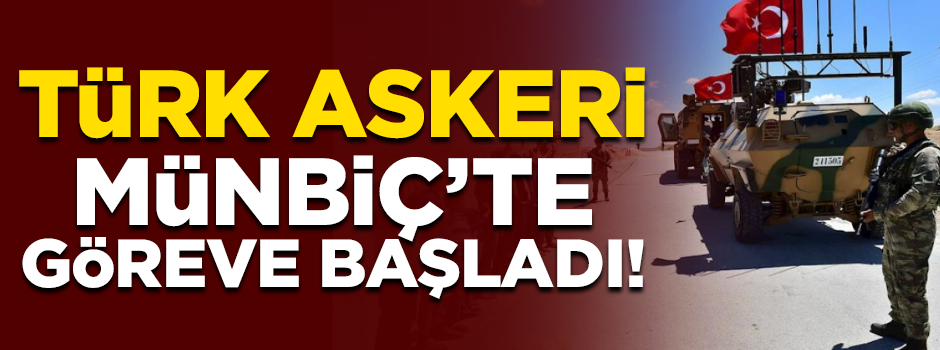 TSK, Münbiç'te ikinci devriye görevine başladı
