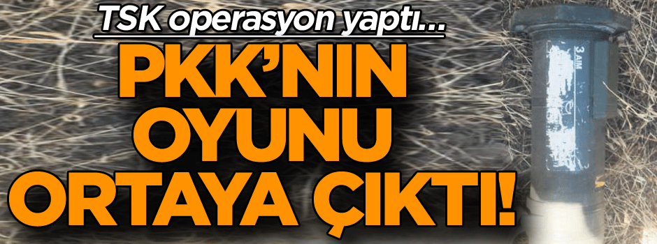 TSK operasyon yaptı… PKK’nın oyunu ortaya çıktı!