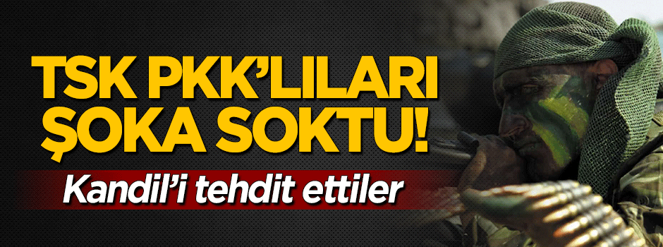 TSK PKK'lıları şoka soktu! Kandil'e isyan ettiler