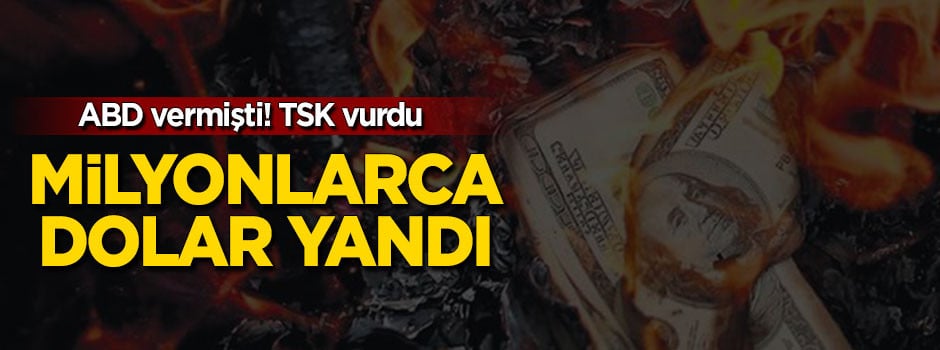 TSK PKK'nın milyonlarca dolarını yaktı