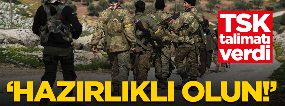 TSK talimat verdi! "Askeri sevkiyata hazırlıklı olun"