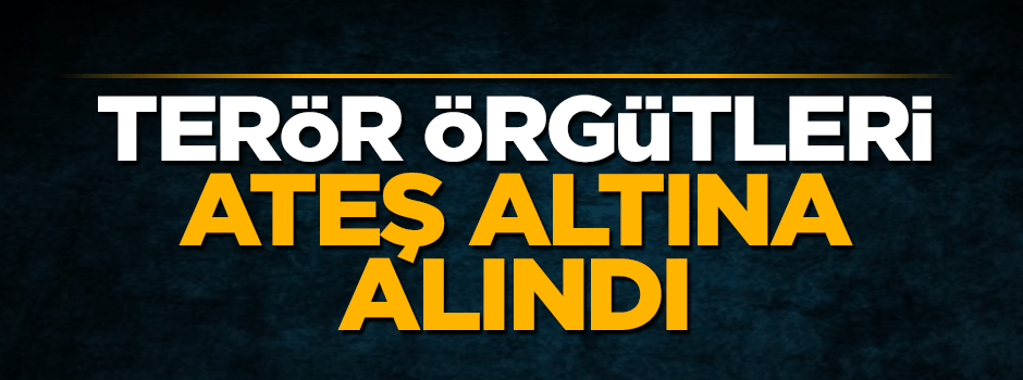 TSK terör örgütü DEAŞ ve PYD'yi ateş altına aldı