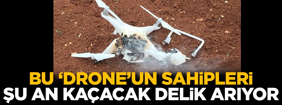 TSK terör örgütüne ait drone düşürdü