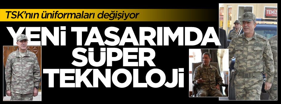 TSK üniformalarında yeni tasarım çalışması