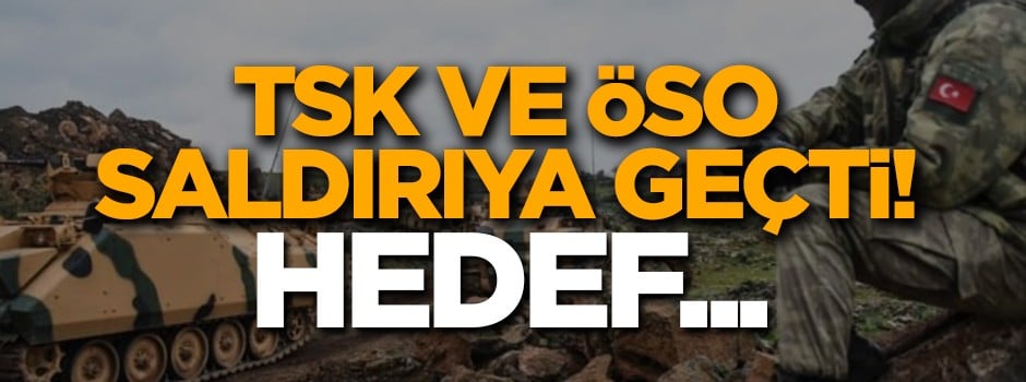 TSK ve ÖSO güçleri Afrin'de saldırıya geçti: Hedef Raco