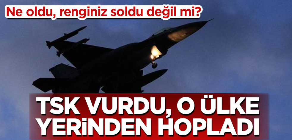 TSK vurdu, o ülke yerinden hopladı! Ne oldu, renginiz soldu değil mi?