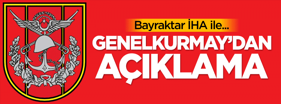 TSK'dan açıklama