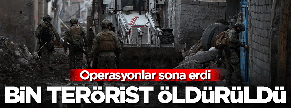 TSK'dan flaş açıklama: Operasyonlar sona erdi