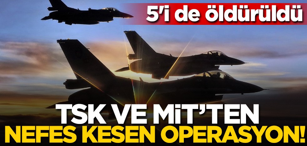 TSK'dan Kandil'de nefes kesen operasyon! 5 PKK yöneticisi öldürüldü