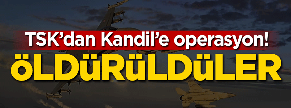 TSK'dan Kandil'e operasyon! Öldürüldüler