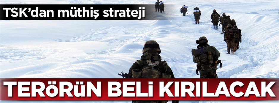 TSK'dan müthiş strateji! Terörün beli kırılacak