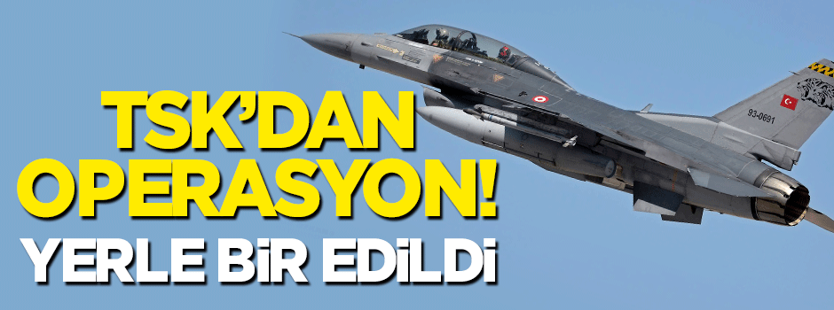 TSK'dan PKK'nın inlerine operasyon! Yerle bir edildi