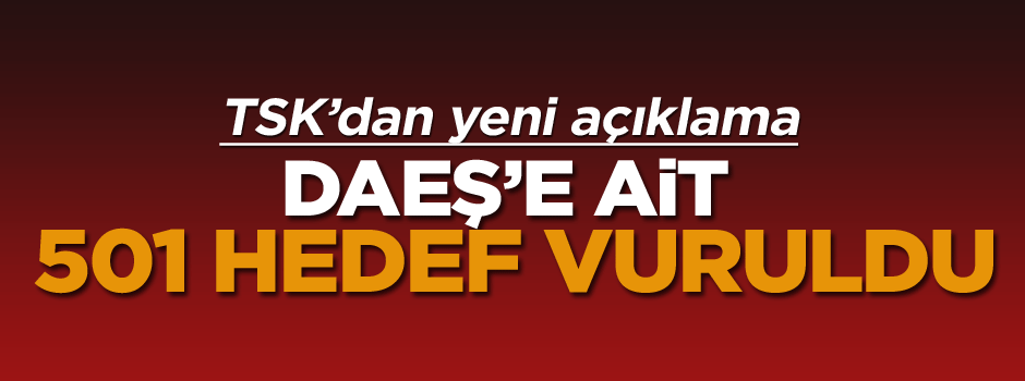 TSK’dan son dakika açıklaması