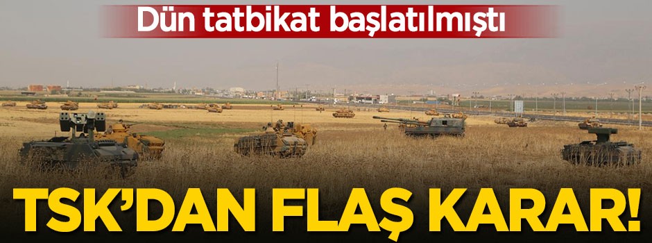 TSK'dan flaş karar!