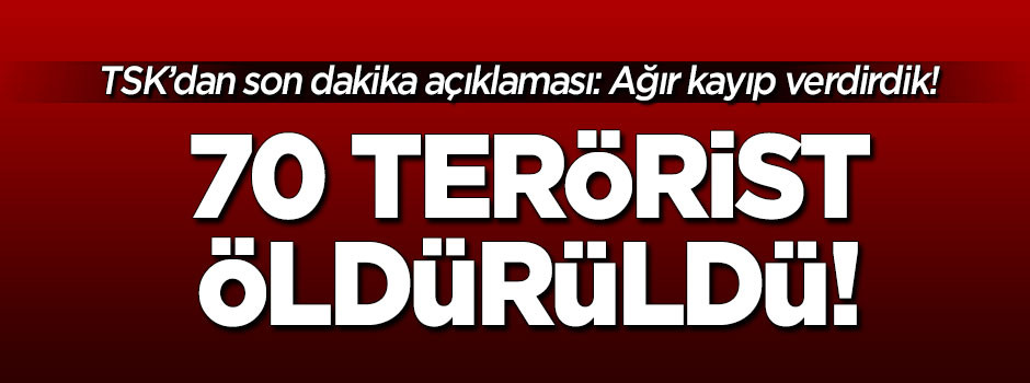 TSK'dan son dakika 'Sincar' açıklaması!