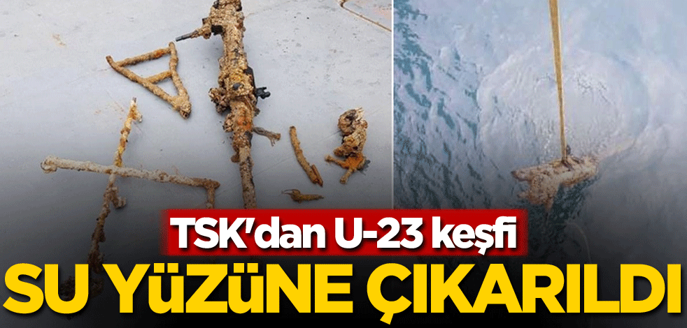 TSK'dan U-23 keşfi! Su yüzüne çıkarıldı