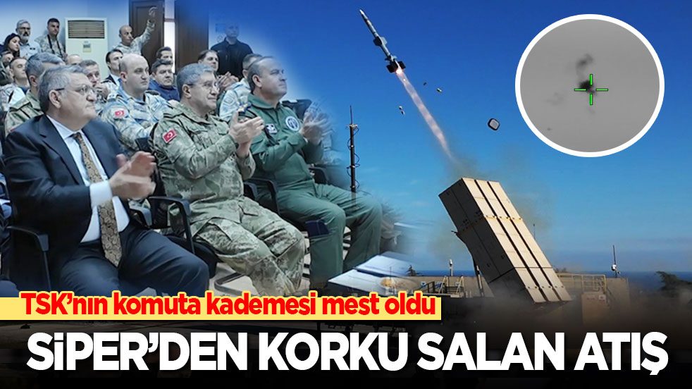 TSK’nın komuta kademesi mest oldu: Siper'den korku salan atış!