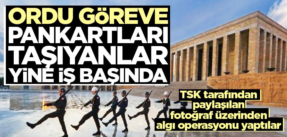 TSK'nın paylaştığı Anıtkabir fotoğrafını Ayasofya'ya bir cevap olarak yorumladılar