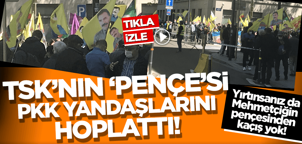 TSK'nın 'Pençe'si Belçika'daki PKK yandaşlarını hoplattı!