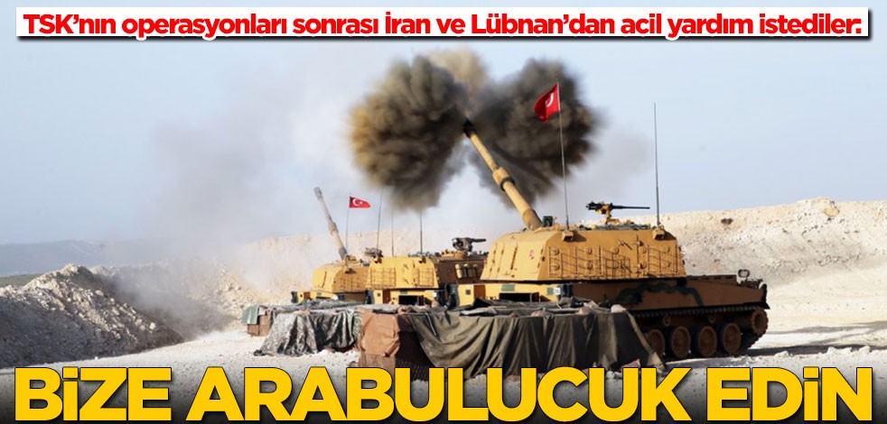 TSK’nın saldırıları sonrası İran ve Lübnan’dan acil yardım istediler: Bize arabulucuk edin