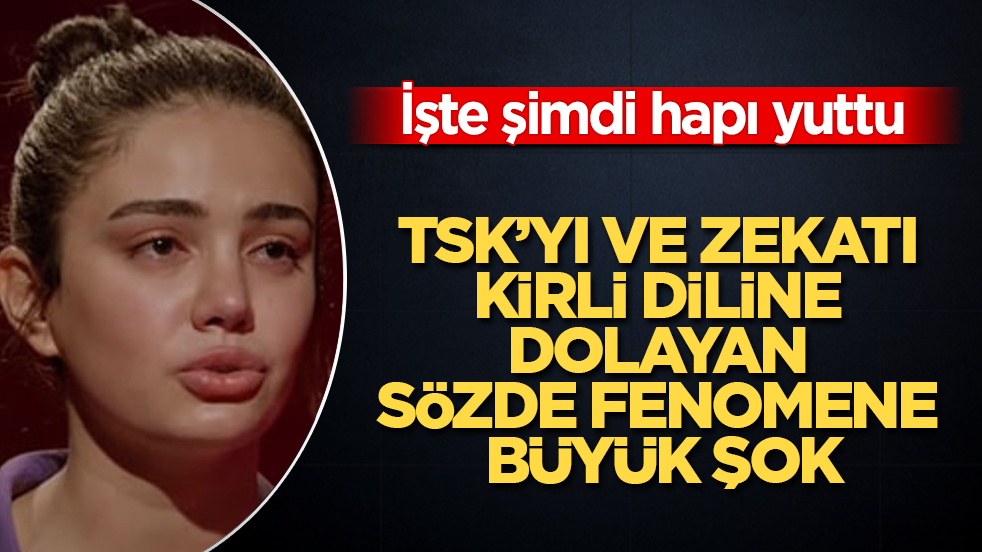 TSK’yı ve zekatı kirli diline dolayan sözde fenomene büyük şok! İşte şimdi hapı yuttu