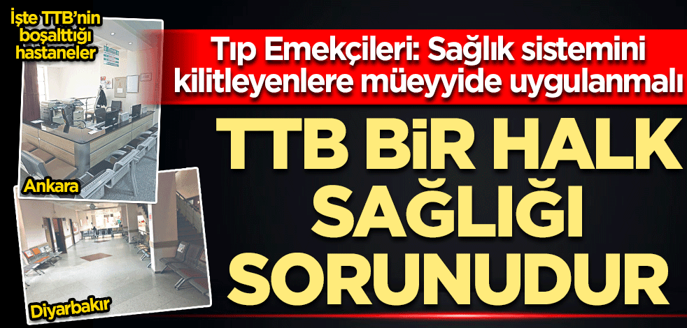 TTB bir halk sağlığı sorunudur