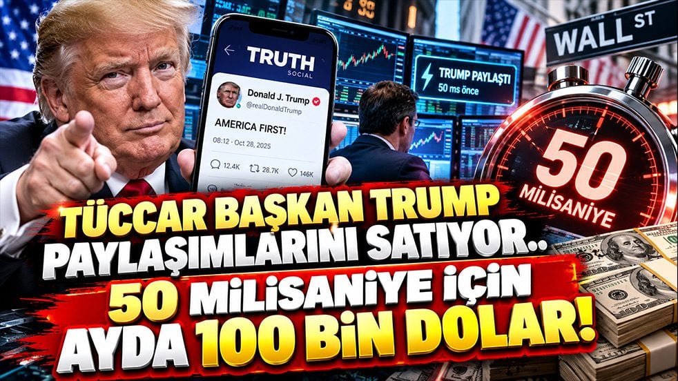 Tüccar Başkan Trump paylaşımlarını satıyor! 50 milisaniye için ayda 100 bin dolar