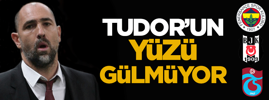 Tudor'un yüzü büyük maçlarda gülmüyor