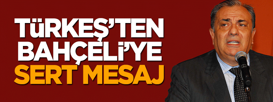 Tuğrul Türkeş'ten Bahçeli'ye sert mesaj