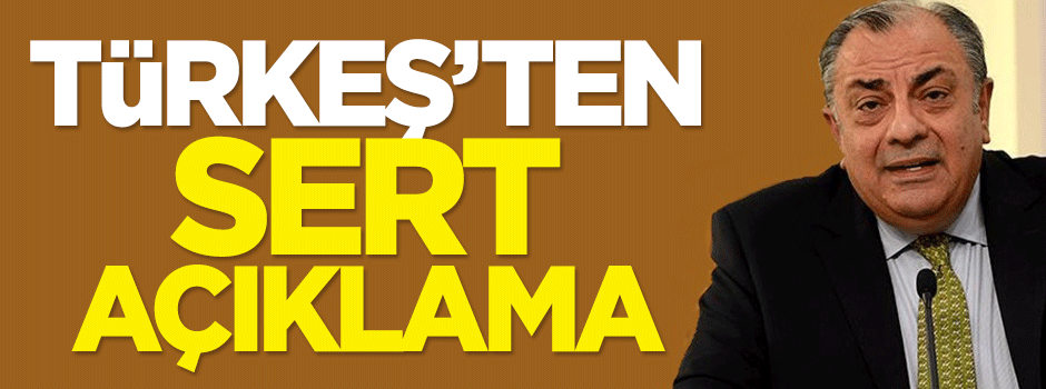 Tuğrul Türkeş'ten sert açıklama!