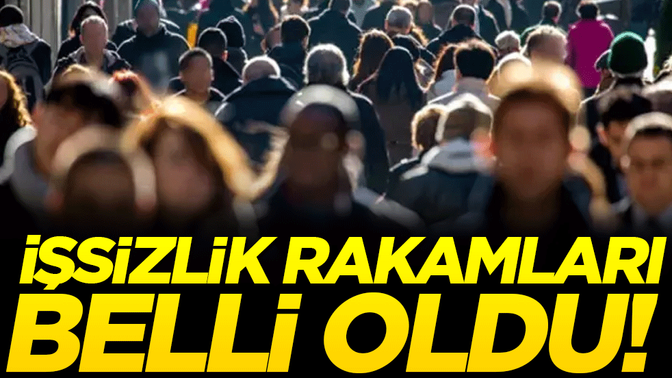 TÜİK açıkladı: İşsizlik rakamları belli oldu!