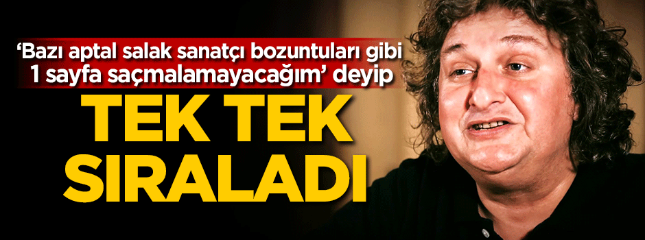 Tuluyhan Uğurlu'dan cumhurbaşkanı adaylarına sert tepki