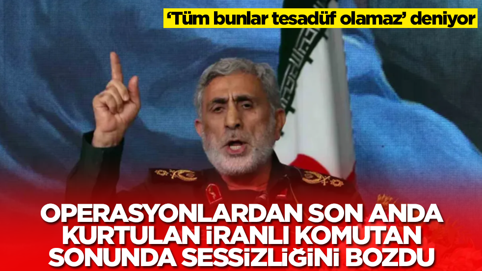 ‘Tüm bunlar tesadüf olamaz’ deniyor: Operasyonlardan son anda kurtulan İranlı komutan İsmail Kaani'nin son hamlesi olay