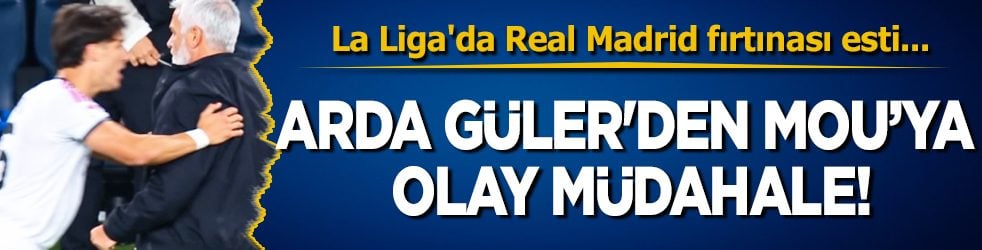 Tüm dünya bunu konuşuyor: El Clasico'da Arda Güler'den Mourinho'ya olay müdahale!