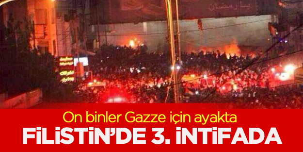 Tüm Filistin Gazze için ayaklandı!