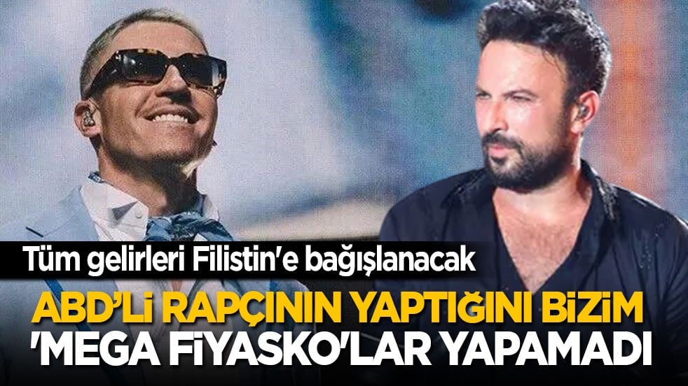 Tüm gelirleri Filistin'e bağışlanacak: ABD’li Rapçının yaptığını bizim 'Mega Fiyasko'lar yapamadı