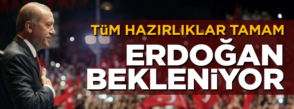 Tüm hazırlıklar tamamlandı! Malazgirt, Cumhurbaşkanı Erdoğan'ı bekliyor