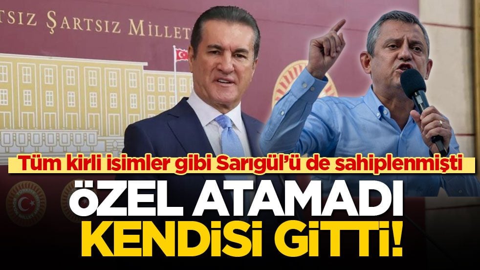 Tüm kirli isimler gibi Sarıgül’ü de sahiplenmişti… Özel atamadı kendisi gitti!