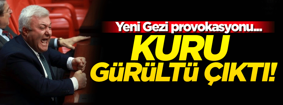 Tuncay Özkan'dan 'Gezi Parkı' provokasyonu!