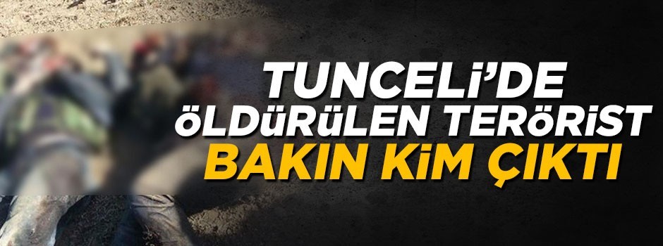 Tunceli'de 300 bin TL ödüllü terörist öldürüldü