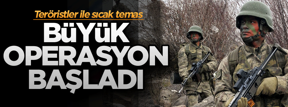 Tunceli'de 40 PKK'lı terörist kıstırıldı