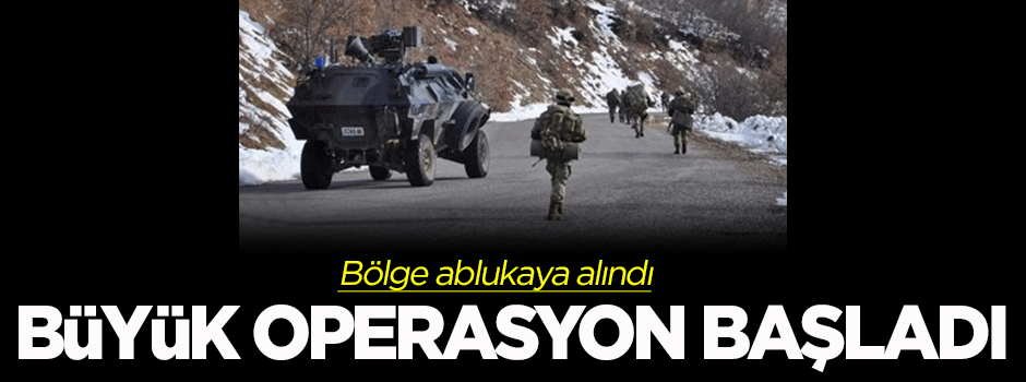 Tunceli’de büyük operasyon!