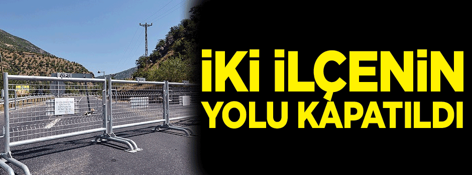 Tunceli'de iki ilçe yolu ulaşıma kapatıldı