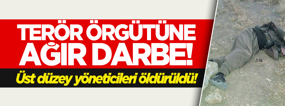 Tunceli'de üst düzey PKK'lılar öldürüldü!