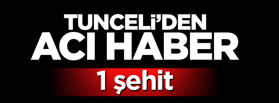 Tunceli'deki saldırıda yaralanan polis şehit oldu