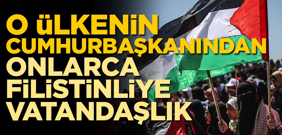 Tunus Cumhurbaşkanı Kays Said'den onlarca Filistinliye vatandaşlık