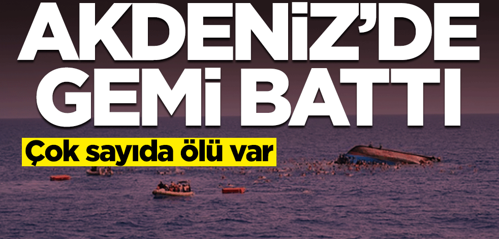 Tunus'ta gemi battı! Çok sayıda ölü var