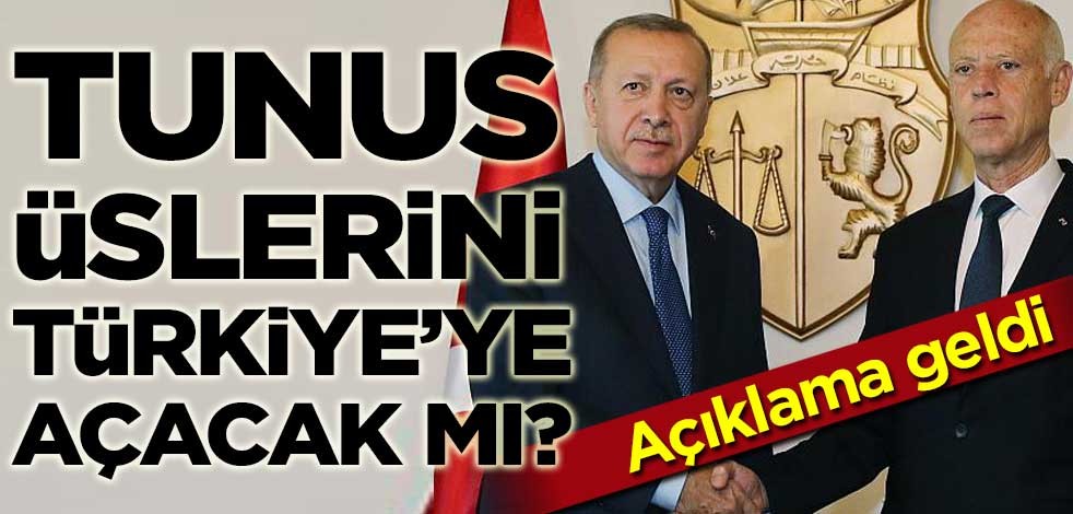 Tunus’tan "Türkiye’ye üs" açıklaması