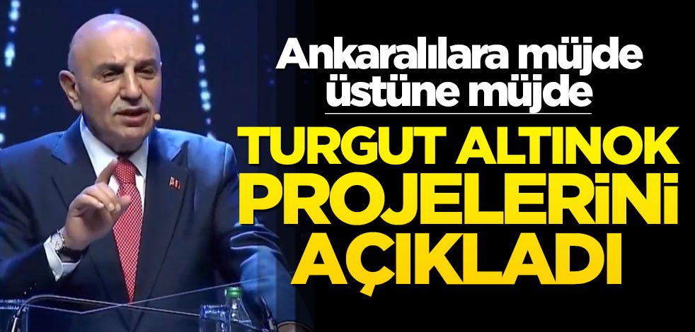Turgut Altınok Ankara için projelerini açıklıyor