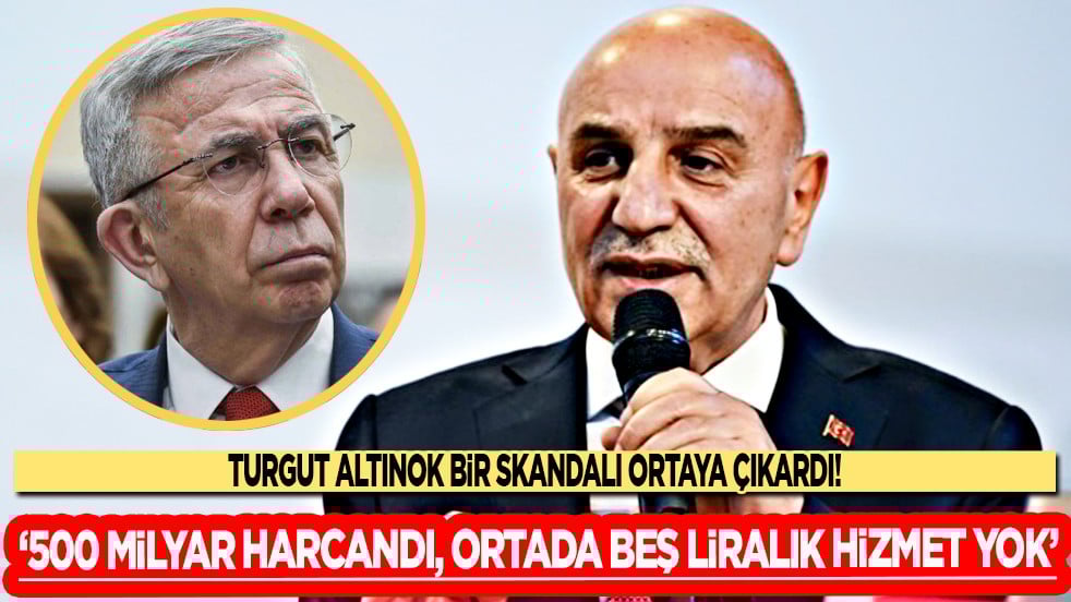 Turgut Altınok bir skandalı ortaya çıkardı: 500 milyar harcandı, ortada beş liralık hizmet yok!